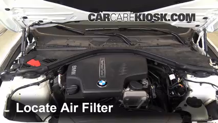 2014 BMW 320i 2.0L 4 Cyl. Turbo Filtre à air (moteur) Changement